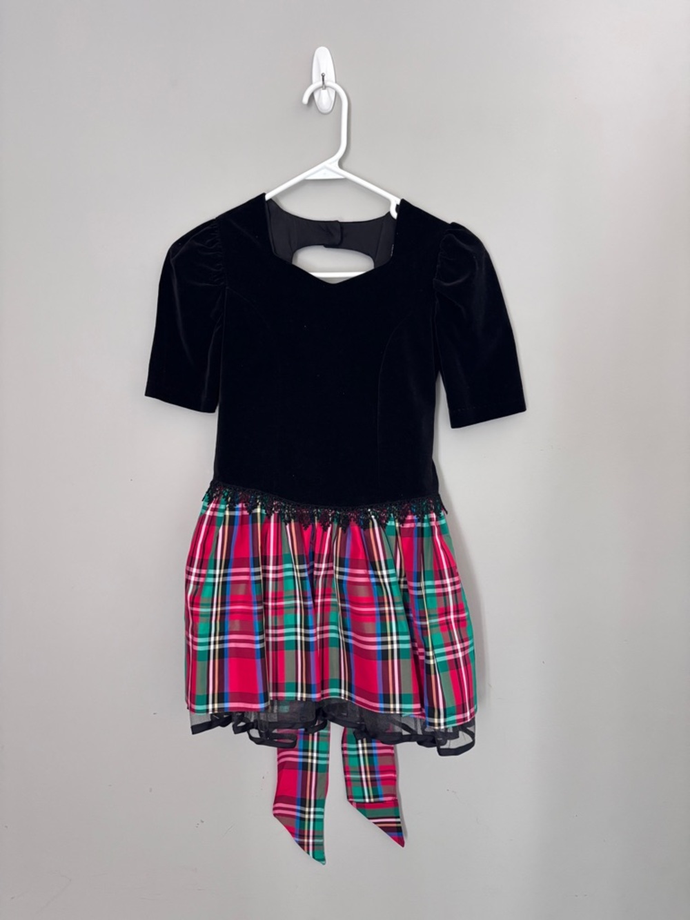 Vintage Bonnie Jean holiday dress - size 8